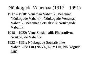Sotsialitlik süsteem ja selle kokkuvarisemine #4