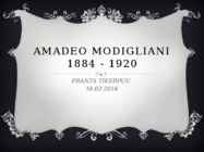 AMADEO MODIGLIANI