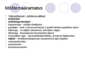 Füüsikaline maailmapilt #13