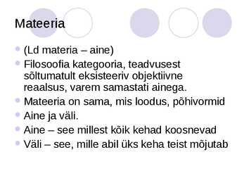 Füüsikaline maailmapilt #7