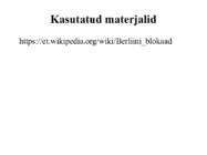 Berliini blokaad #5