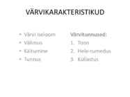 Värvusõpetus #3