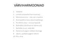 Värvusõpetus #5