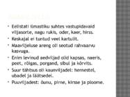 Põllumajanduse areng #3