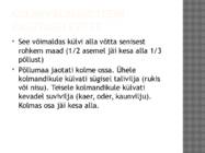 Põllumajanduse areng #4