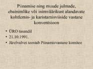 Inimõigusi reguleerivad kokkulepped #6