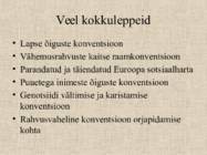 Inimõigusi reguleerivad kokkulepped #10