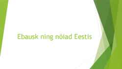 Ebausk ning nõiad Eestis Rootsi ajal