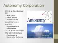 Autonomy Corporation #2