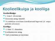 Füüsiline ja motoorne areng #3