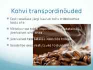 Kohvi import kolmandatest riikidest #4