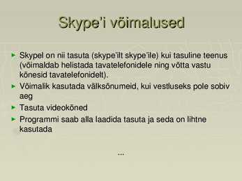 Skype #3