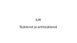 Tsüklonid ja antitsüklonid