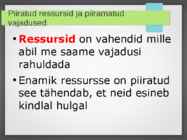 Majanduse alused #20