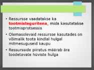 Majanduse alused #21
