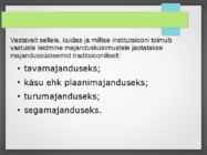 Majanduse alused #26