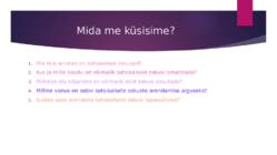 Sotsiaalsed oskused #4