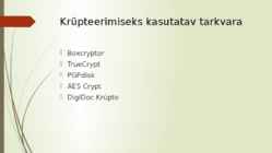 Andmete kaitse krüpteerimise abil #6