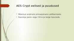 Andmete kaitse krüpteerimise abil #7