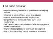 The economics of fare trade #4