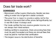 The economics of fare trade #8