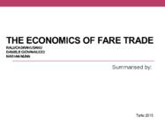 The economics of fare trade