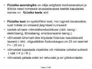 FÜÜSIKALISE LOODUSKÄSITLUSE ALUSED #14
