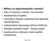 FÜÜSIKALISE LOODUSKÄSITLUSE ALUSED #16
