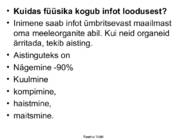 FÜÜSIKALISE LOODUSKÄSITLUSE ALUSED #23