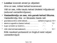 FÜÜSIKALISE LOODUSKÄSITLUSE ALUSED #5