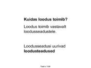 FÜÜSIKALISE LOODUSKÄSITLUSE ALUSED #6
