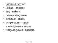 FÜÜSIKALISE LOODUSKÄSITLUSE ALUSED #73