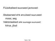 FÜÜSIKALISE LOODUSKÄSITLUSE ALUSED #84