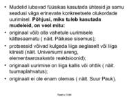 FÜÜSIKALISE LOODUSKÄSITLUSE ALUSED #10