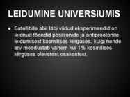 Antiosake-antiaine ja antimaailm #9
