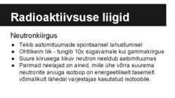 Radioaktiivne kiirgus ja selle kasutamise võimalused #6