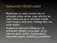 Seksuaal vähemused ja õigused #2