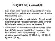Hoone esitlus-Aleksander Nevski Katedraal #7
