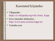 Artur Kapp #8