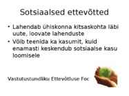 Ettevõtluse ja turunduse alused-äriideede rahastamine #7