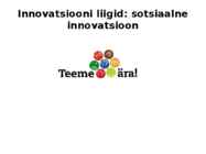 Ettevõtluse ja turunduse alused-Loovus ja innovatsioon #13