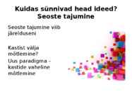 Ettevõtluse ja turunduse alused-Loovus ja innovatsioon #14