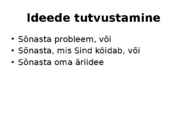 Ettevõtluse ja turunduse alused-Loovus ja innovatsioon #20