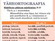 Taheortograafia- g-b-g-k-p-t- h-i-j õigekiri #17