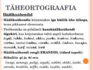 Taheortograafia- g-b-g-k-p-t- h-i-j õigekiri #18