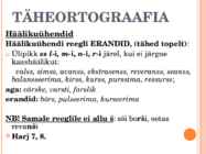 Taheortograafia- g-b-g-k-p-t- h-i-j õigekiri #20