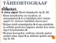 Taheortograafia- g-b-g-k-p-t- h-i-j õigekiri #8