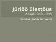 Jüriöö ülestõus