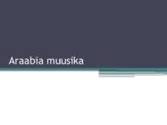 Araabia muusika