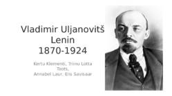 Vladimir Lenin